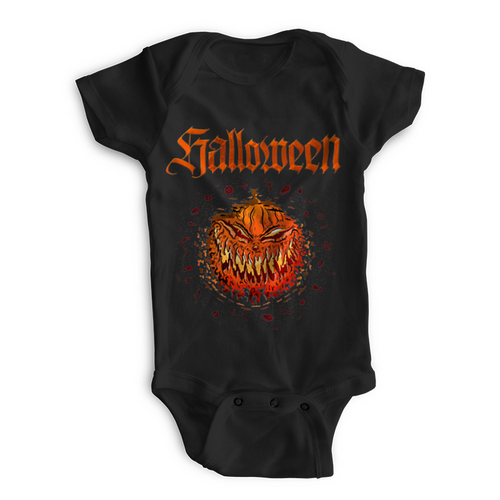 Заказать ползунки и боди в Москве. Детские боди Halloween от Leichenwagen - готовые дизайны и нанесение принтов.