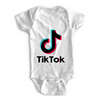 Заказать ползунки и боди в Москве. Детские боди Tik Tok(тик ток)  от T-shirt print  - готовые дизайны и нанесение принтов.