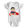 Заказать ползунки и боди в Москве. Детские боди Super Baby Boy  от T-shirt print  - готовые дизайны и нанесение принтов.