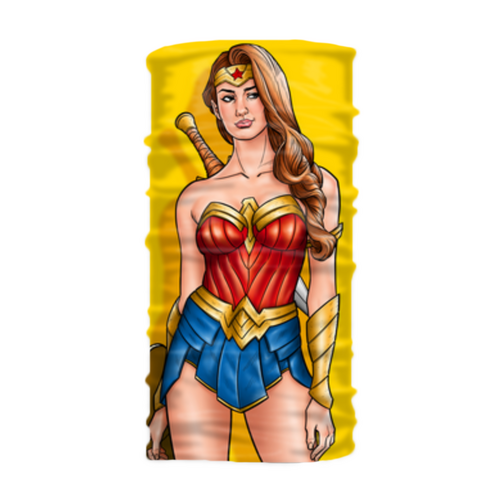 Заказать бафф в Москве. Бафф Чудо-женщина / Wonder Woman от Jimmy Flash - готовые дизайны и нанесение принтов.