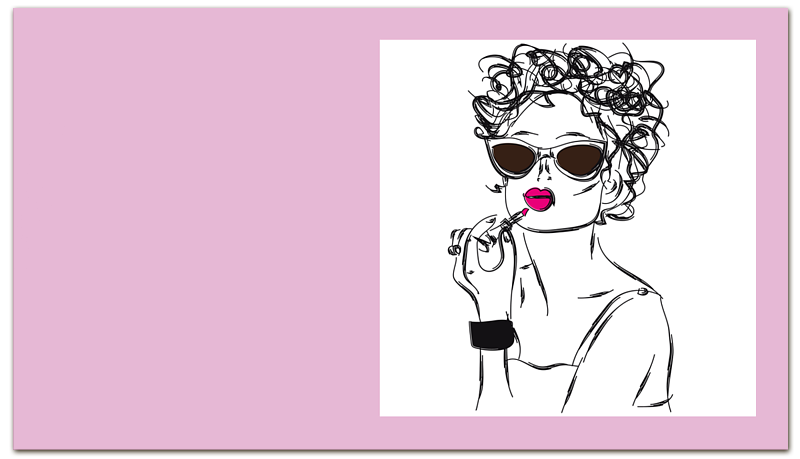 Printio Визитная карточка Девушка. printio визитная карточка красивая девушка в розовых очках фэшн иллюстрация