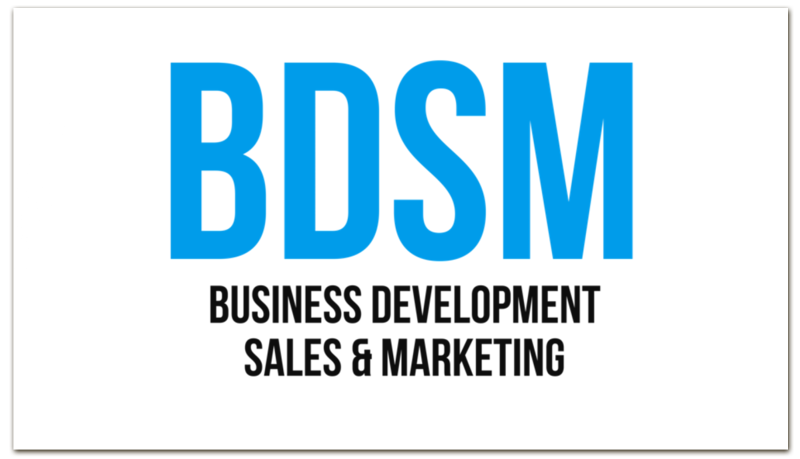 Printio Визитная карточка Bdsm - business development, sales & marketing printio значок bdsm business development sales