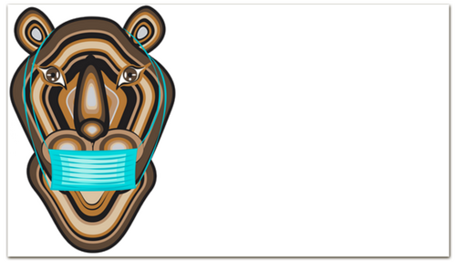 Заказать визитки в Москве. Визитная карточка Тигр в маске от Stil na yarkosti - готовые дизайны и нанесение принтов.