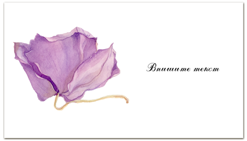 Заказать визитки в Москве. Визитная карточка орхидея высушеная Phalaenopsis от okonit - готовые дизайны и нанесение принтов.