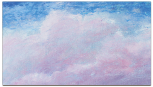 Заказать визитки в Москве. Визитная карточка Розовое облако на небе от khlele@mail.ru - готовые дизайны и нанесение принтов.