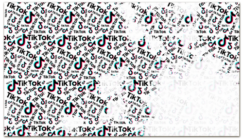 Заказать визитки в Москве. Визитная карточка Tik Tok от THE_NISE  - готовые дизайны и нанесение принтов.