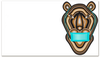 Заказать визитки в Москве. Визитная карточка Тигр в маске от Stil na yarkosti - готовые дизайны и нанесение принтов.