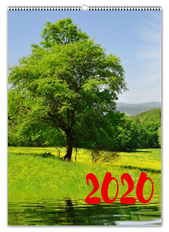 перекидной календарь 2023 woozzee круглые узоры Printio Перекидной Календарь А2 Времена года