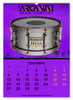 Заказать календарь в Москве. Перекидной Календарь А2 Календарь А2 ARCANUM Drum Company 2021 от Alexey Maenkov - готовые дизайны и нанесение принтов.