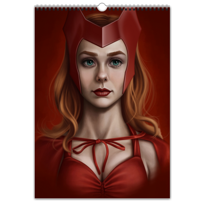 Printio Перекидной Календарь А3 Алая ведьма / scarlet witch цена и фото