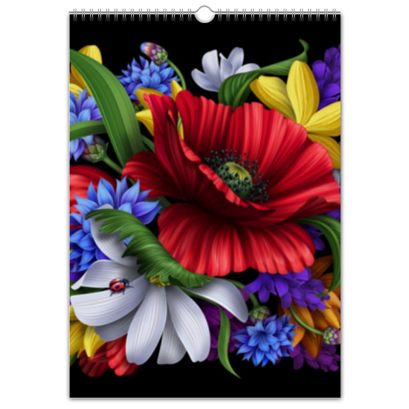 Printio Перекидной Календарь А3 Композиция цветов композиция из пластиковых растений prime 2 15см
