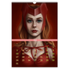 Заказать календарь в Москве. Перекидной Календарь А3 Алая Ведьма / Scarlet Witch от Jimmy Flash - готовые дизайны и нанесение принтов.