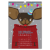 Заказать календарь в Москве. Перекидной Календарь А3 Calendar 2017. My Lovely Dog от Vasilixa - готовые дизайны и нанесение принтов.
