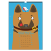 Заказать календарь в Москве. Перекидной Календарь А3 Calendar 2017. My Lovely Dog от Vasilixa - готовые дизайны и нанесение принтов.