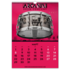 Заказать календарь в Москве. Перекидной Календарь А3 Календарь А3 ARCANUM Drum Company 2021 от Alexey Maenkov - готовые дизайны и нанесение принтов.