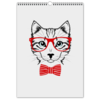 Заказать календарь в Москве. Перекидной Календарь А3 Кошка от YellowCloverShop - готовые дизайны и нанесение принтов.