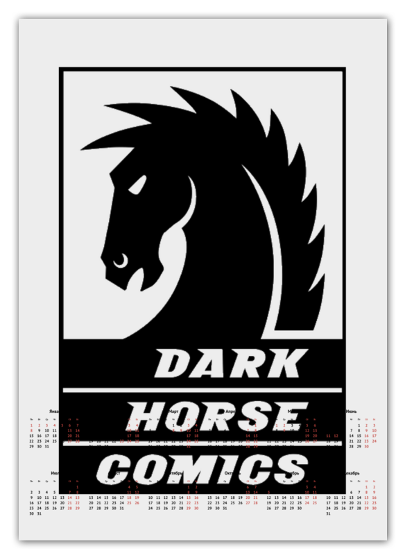 Printio Календарь А2 Dark horse comics