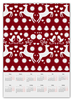 Заказать календарь в Москве. Календарь А2 Новогодние узоры от FireFoxa - готовые дизайны и нанесение принтов.