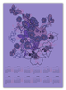 Заказать календарь в Москве. Календарь А2 Сова в цветах от valezar - готовые дизайны и нанесение принтов.