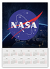 Заказать календарь в Москве. Календарь А2 NASA | НАСА от The Spaceway  - готовые дизайны и нанесение принтов.