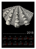 Заказать календарь в Москве. Календарь А2 Acephala, Ernst Haeckel от Apfelbaum - готовые дизайны и нанесение принтов.