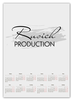 Заказать календарь в Москве. Календарь А2 Rusich PRODUCTION от Руслан Римович - готовые дизайны и нанесение принтов.