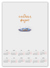 Заказать календарь в Москве. Календарь А2 Сладкая жизнь! Пончики от antoninayakhina  - готовые дизайны и нанесение принтов.