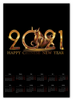 Заказать календарь в Москве. Календарь А2 Новый год 2021 от T-shirt print  - готовые дизайны и нанесение принтов.
