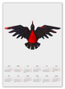 Заказать календарь в Москве. Календарь А2 Blood Ravens от GeekFox  - готовые дизайны и нанесение принтов.