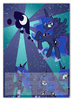 Заказать календарь в Москве. Календарь А2 Princess Luna Color Line от shadow_dash - готовые дизайны и нанесение принтов.