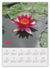 Заказать календарь в Москве. Календарь А2 Водяная тропическая лилия от 79166818640@yandex.ru - готовые дизайны и нанесение принтов.