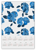 Заказать календарь в Москве. Календарь А2 Букет синих роз от Evgenia Bandagnomych - готовые дизайны и нанесение принтов.