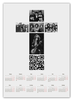 Заказать календарь в Москве. Календарь А2 Крест рокера от volvorock - готовые дизайны и нанесение принтов.