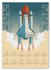Заказать календарь в Москве. Календарь А2 The Spaceway от The Spaceway  - готовые дизайны и нанесение принтов.
