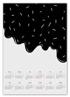 Заказать календарь в Москве. Календарь А2 Глазурька  от DeMiTriX  - готовые дизайны и нанесение принтов.
