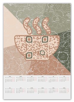 Заказать календарь в Москве. Календарь А2 Горячее блюдо на фоне АПВ 6.1.5 от Валерий Психовирусофф - готовые дизайны и нанесение принтов.