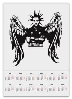Заказать календарь в Москве. Календарь А2 Король и шут от Arrow92 - готовые дизайны и нанесение принтов.