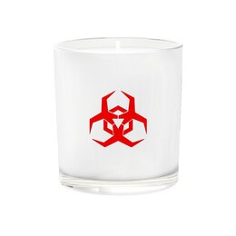 Заказать свечу в Москве. Свеча в стекле Biohazard от Jimmy Flash - готовые дизайны и нанесение принтов.
