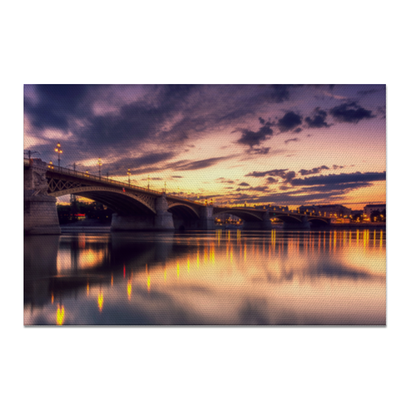 5 30 вечера. Картины Вечерний мост. Красивый яркий мост вечер. Вечерние мосты пазл. Волков мост.