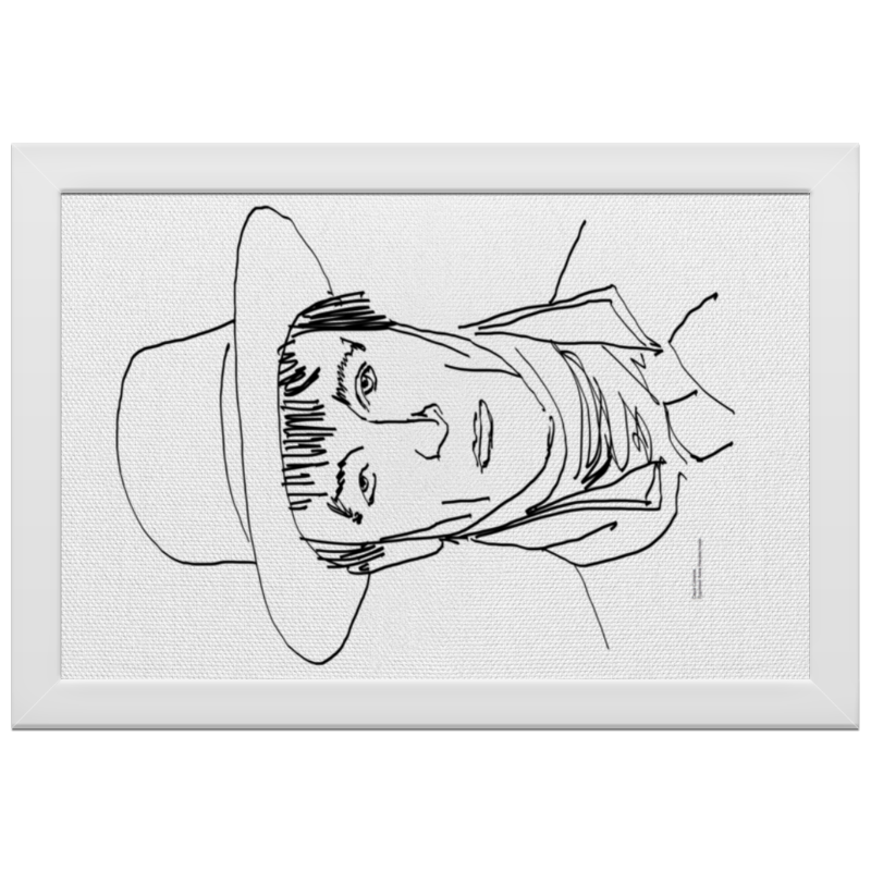 Printio Холст 20×30 Портрет саши соколова | автор а.неизвестнова