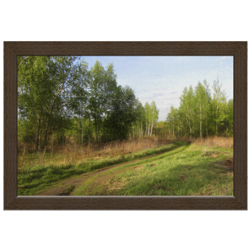 цена Printio Холст 20×30 Весенний пейзаж