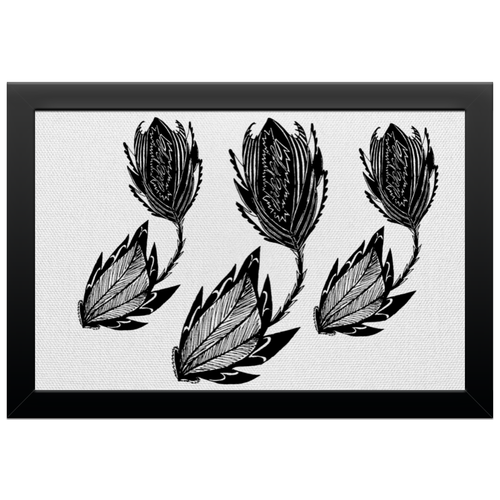 Заказать холст в Москве. Холст 20x30 Черные цветы от aviva - готовые дизайны и нанесение принтов.