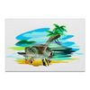 Заказать холст в Москве. Холст 20x30 Морская черепаха от Zorgo-Art  - готовые дизайны и нанесение принтов.