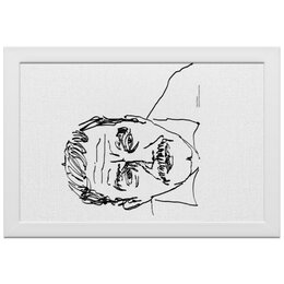 Заказать холст в Москве. Холст 20x30 Портрет писателя Г.Маркеса | Автор А.Неизвестнова от Apfelbaum - готовые дизайны и нанесение принтов.