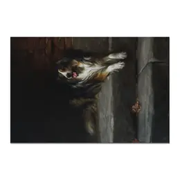Заказать холст в Москве. Холст 20x30 Колли (картина Артура Вардля) от Apfelbaum - готовые дизайны и нанесение принтов.