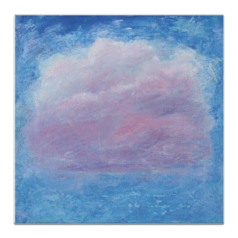 Printio Холст 30×30 Розовое облако на небе