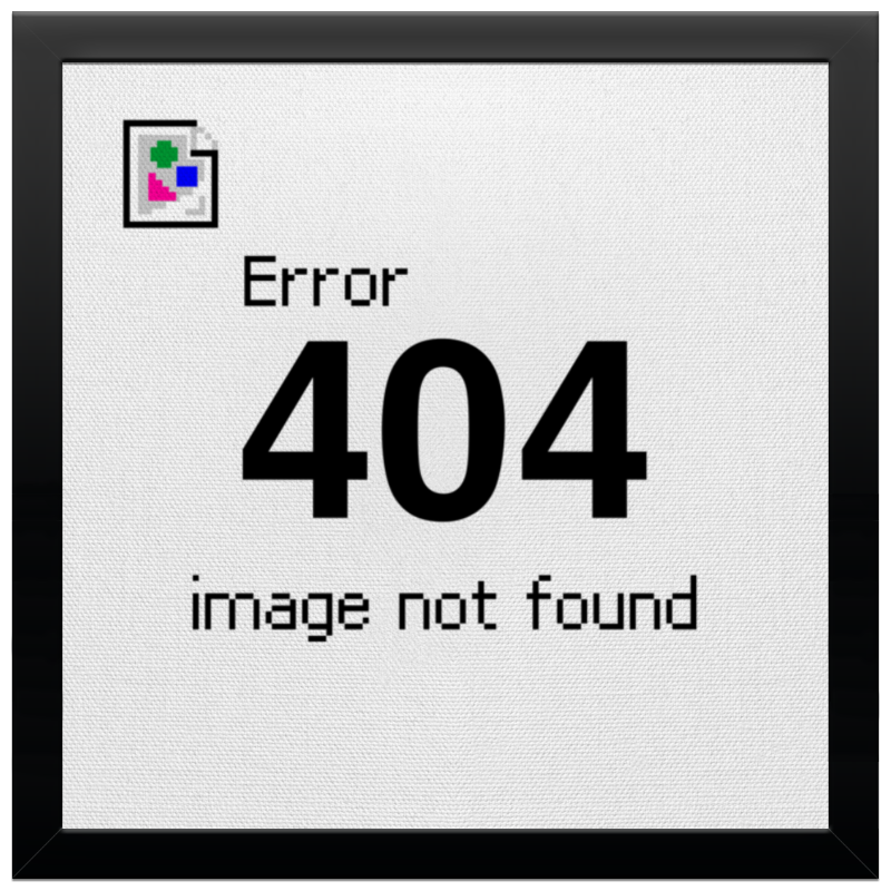 Printio Холст 30×30 Error 404 каталог luca s 88 404 muline luca s 404