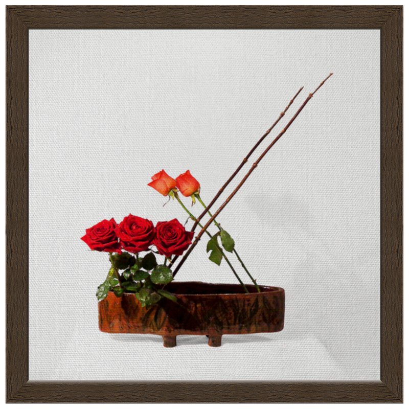 Printio Холст 30×30 Икебана / ikebana