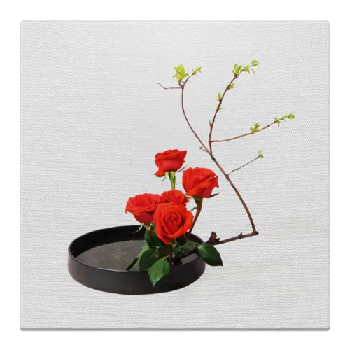Заказать холст в Москве. Холст 30x30 Икебана / Ikebana от Ikebana - готовые дизайны и нанесение принтов.