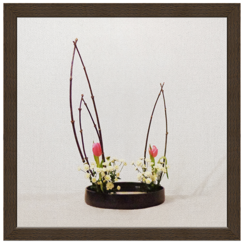 Заказать холст в Москве. Холст 30x30 Икебана / Ikebana от Ikebana - готовые дизайны и нанесение принтов.